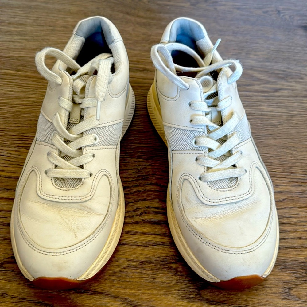 Barely Worn Everlane Leather Trainers Off-White
